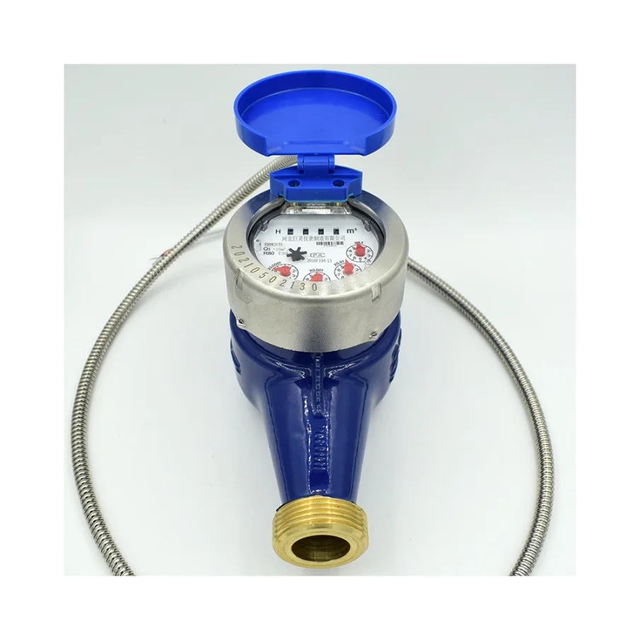 
New Photoelectric Brass Plastic Radio Frequency Water Meter For Water Supply Pipe Network 