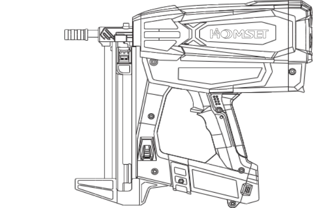 Cordless  Gas Mounting  Gun fuel cell nailers construction tools with multi-function nozzle
