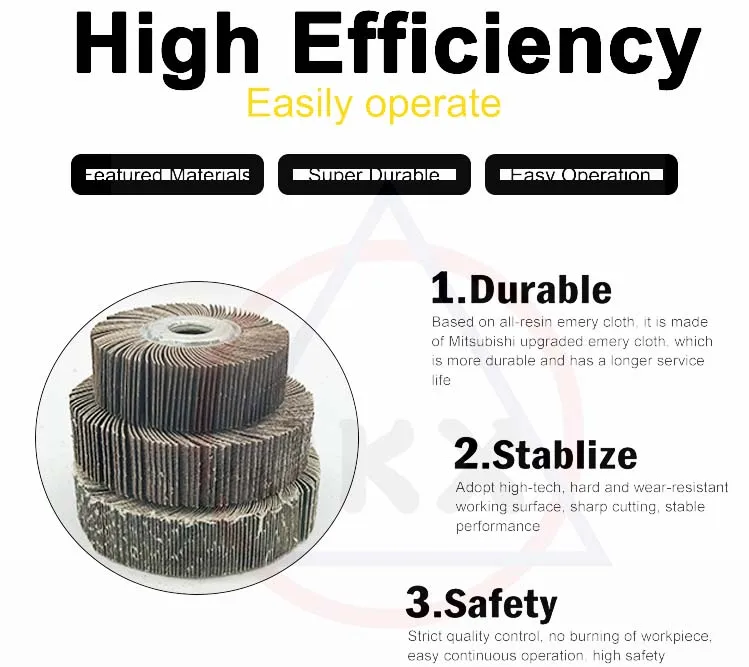 Silicon carbide Emery abrasive polishing stainless steel metal m14 thread flap wheel abrasive flap disc made of sand paper