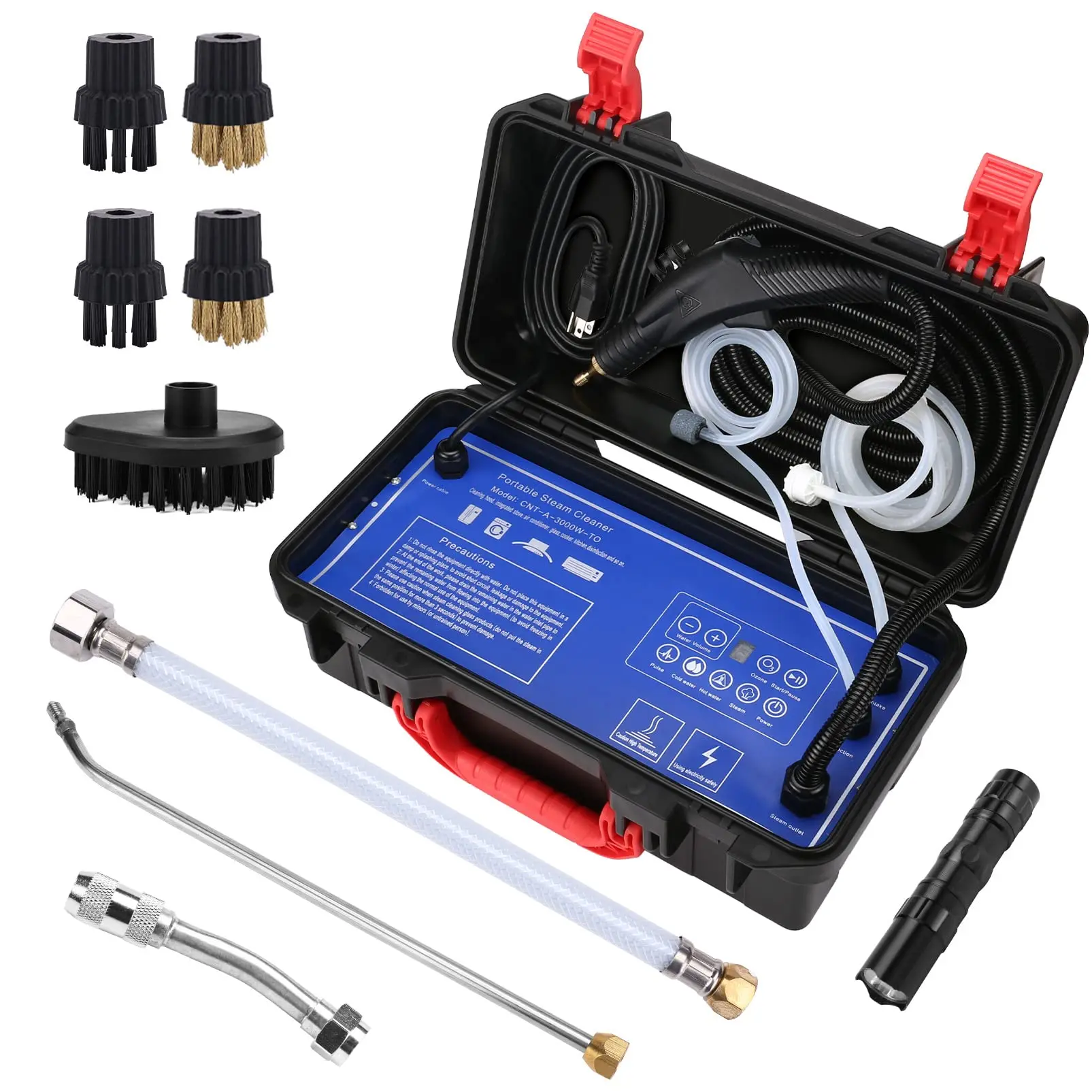 Multi-purpose 3000W steam cleaner high pressure portable steam cleaning machine for air conditioner car kitchen wash