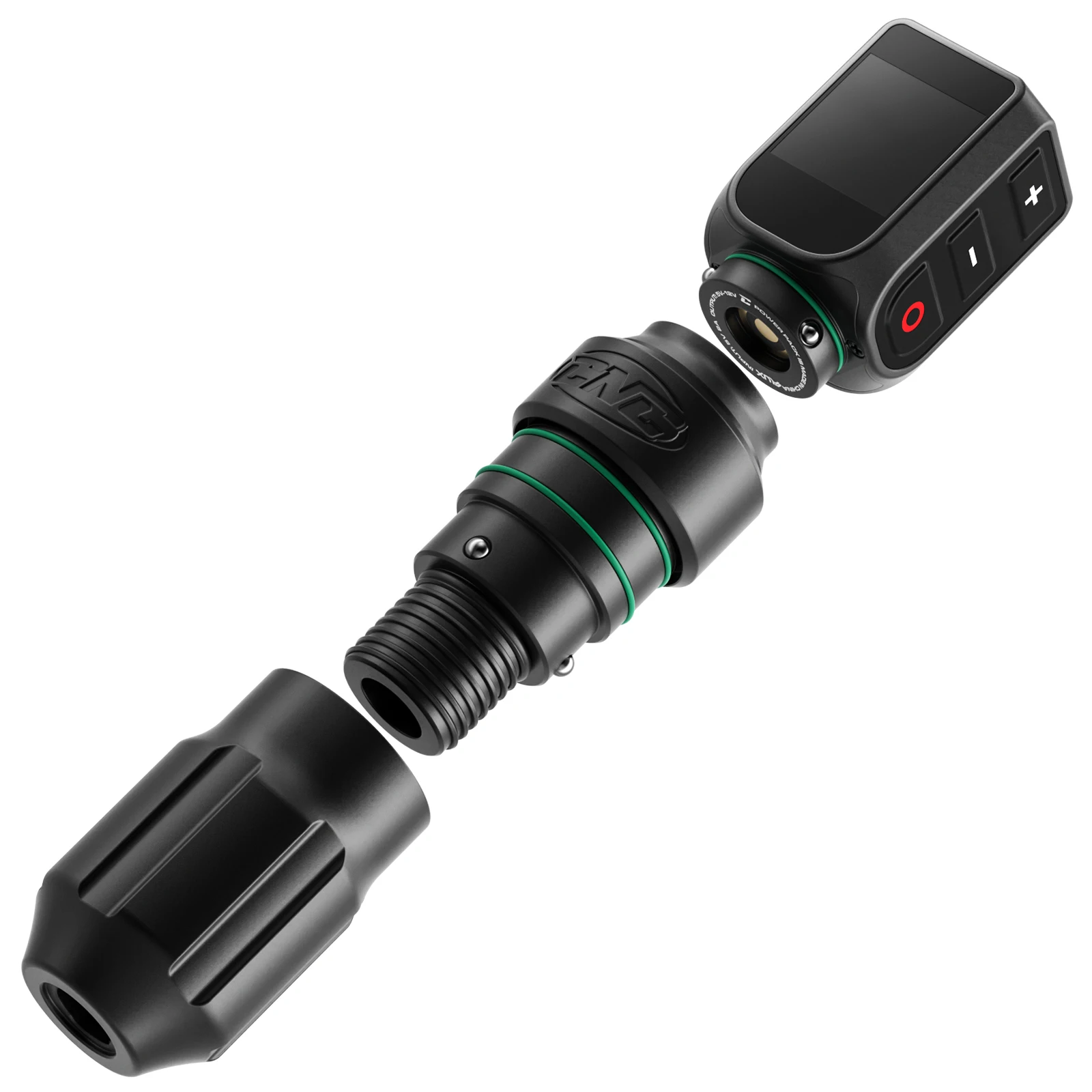 CNC New launched Design BIG Digital Display Screen Tattoo Machine Pen with 2 Batteries