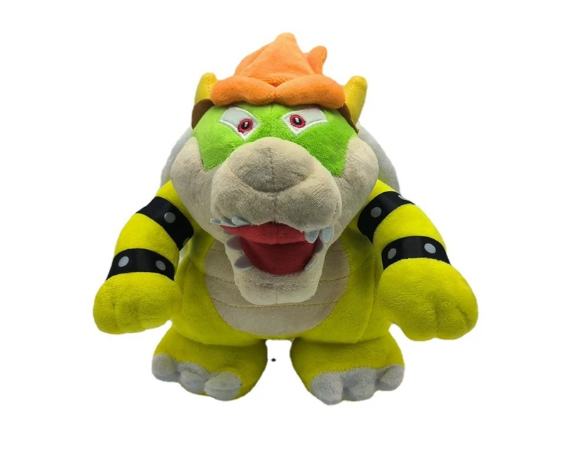 XR  Mario Super Kuba Fire Dragon Anime Plush Toys Large size Mario Yellow Kuba Green Demon King Kuba plush doll