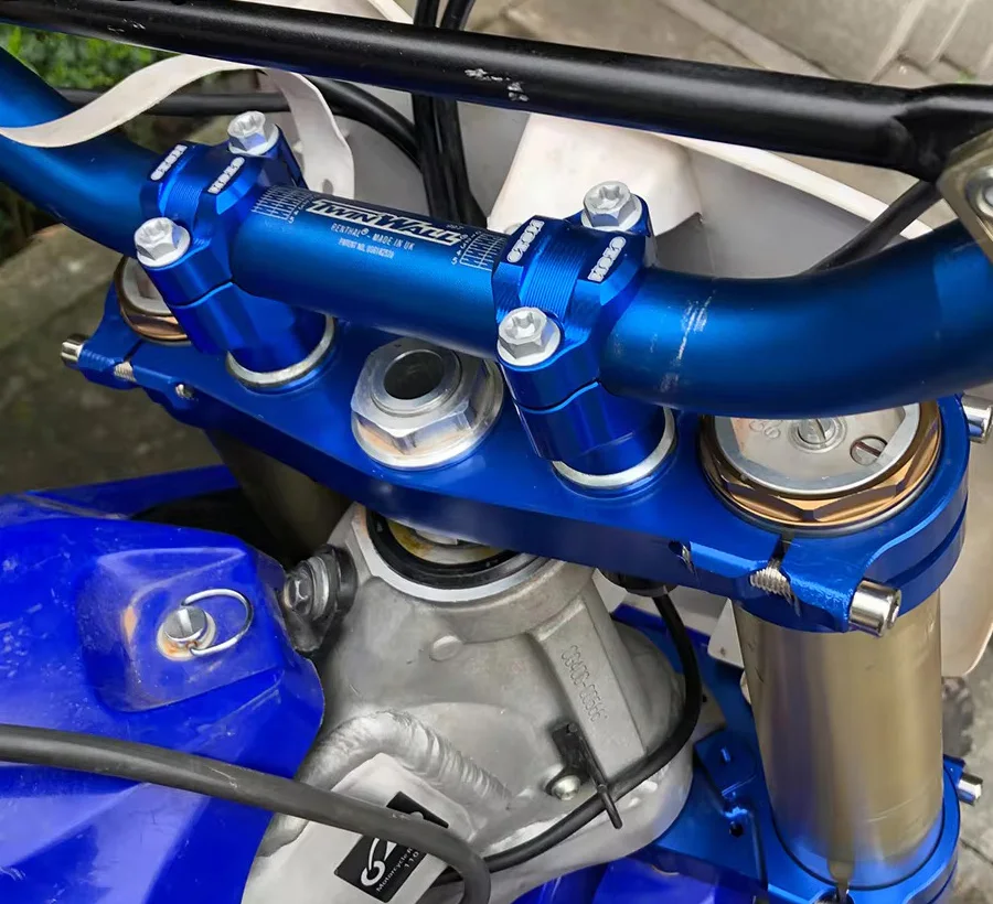 Motorcycle Triple Clamps Steering Stem Riser Adapter & Clamp For KTM SX SXF EXC XCW HUSQVARNA FC TC FE TE 125 250 350 450
