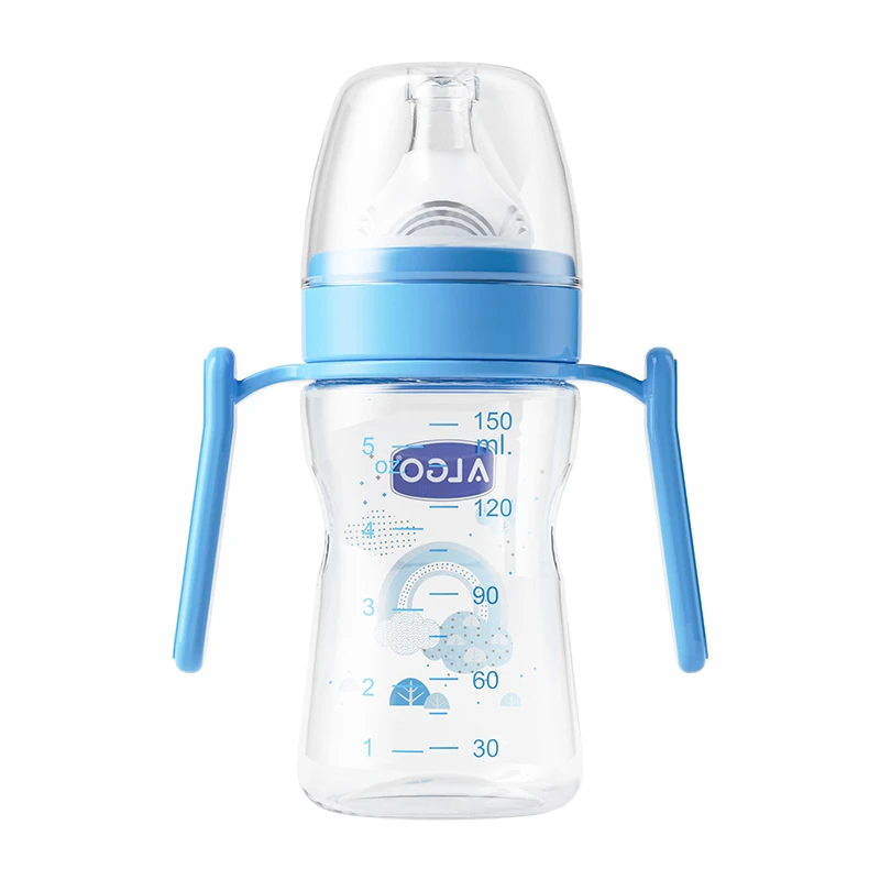 ALGO factory new arrival baby bottle,plastic baby feeding bottle