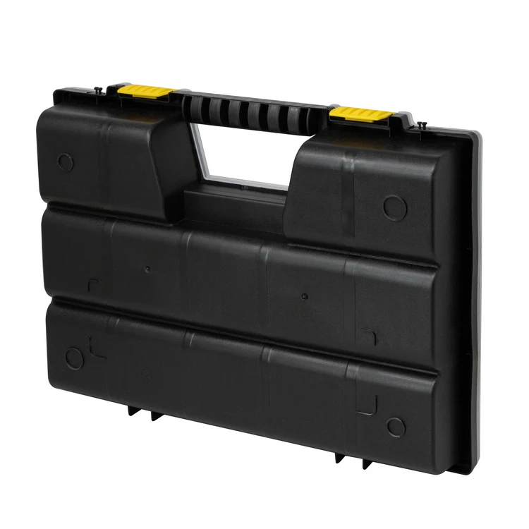 Plastic material made fasteners storage case with detachable plates