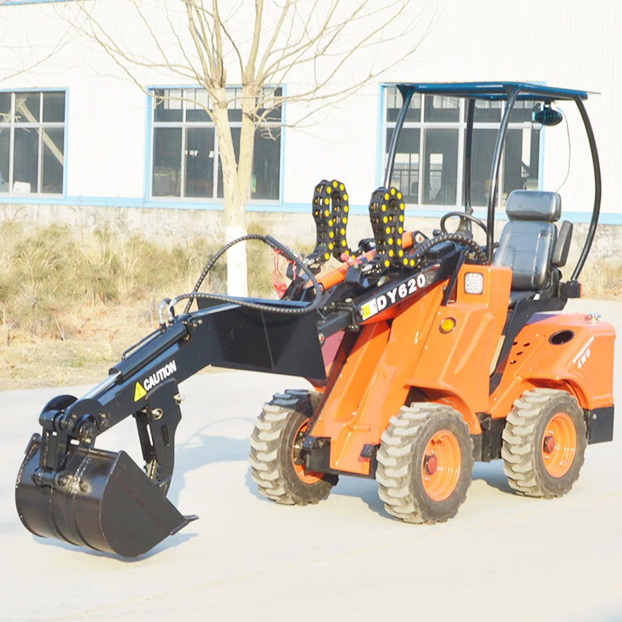 Одобренный CE сочлененный мини-погрузчик DY620 телескопический погрузчик