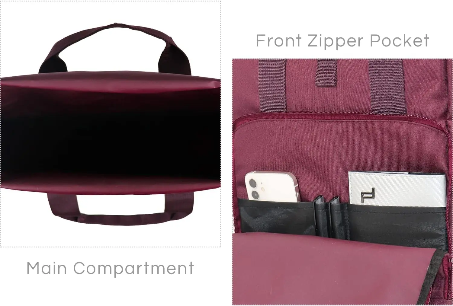 Rolltop Laptop Travel Backpack  Business Computer Backpacks for Men and Women