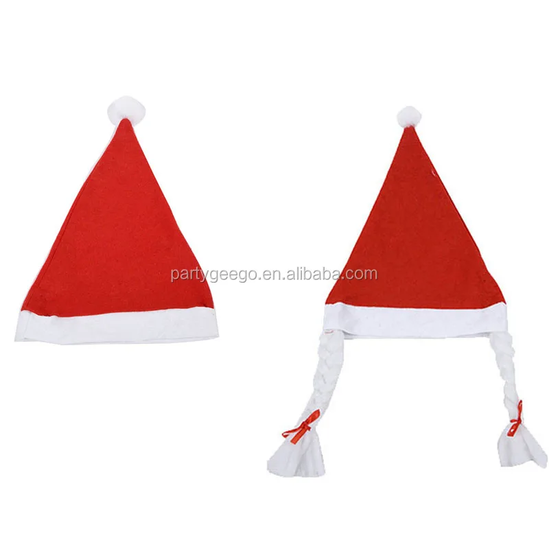 Рождественский красный плюшевый подарок шляпа домашнее животное Санта рождество аксессуар
