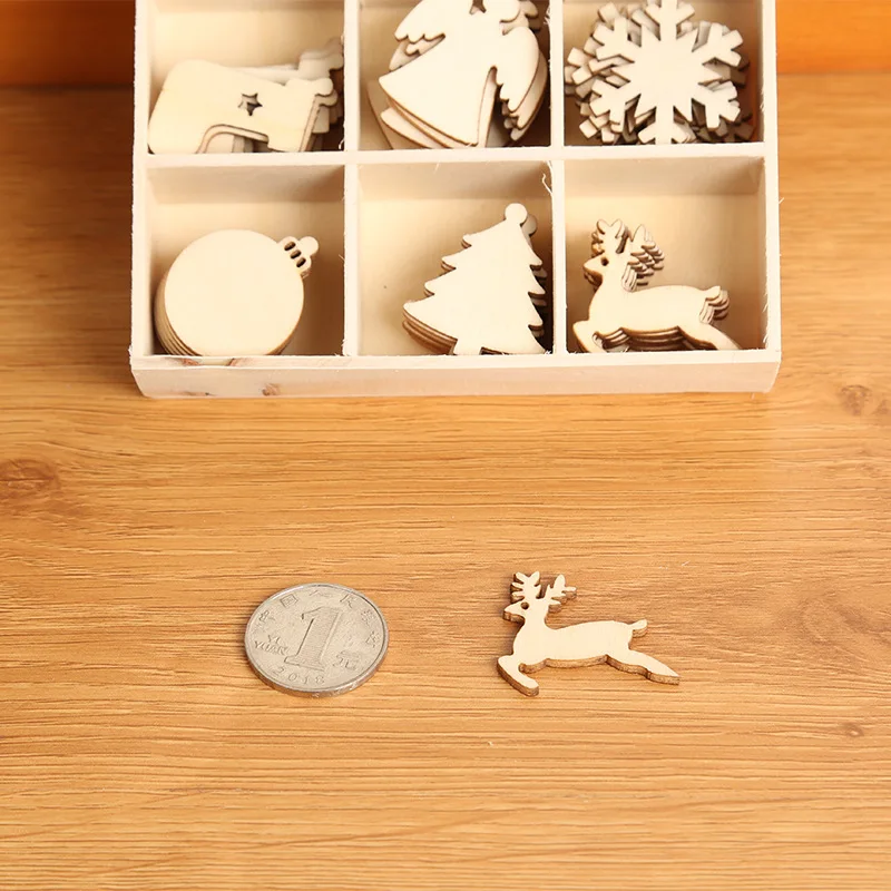 Wooden crafts Christmas tree ornaments