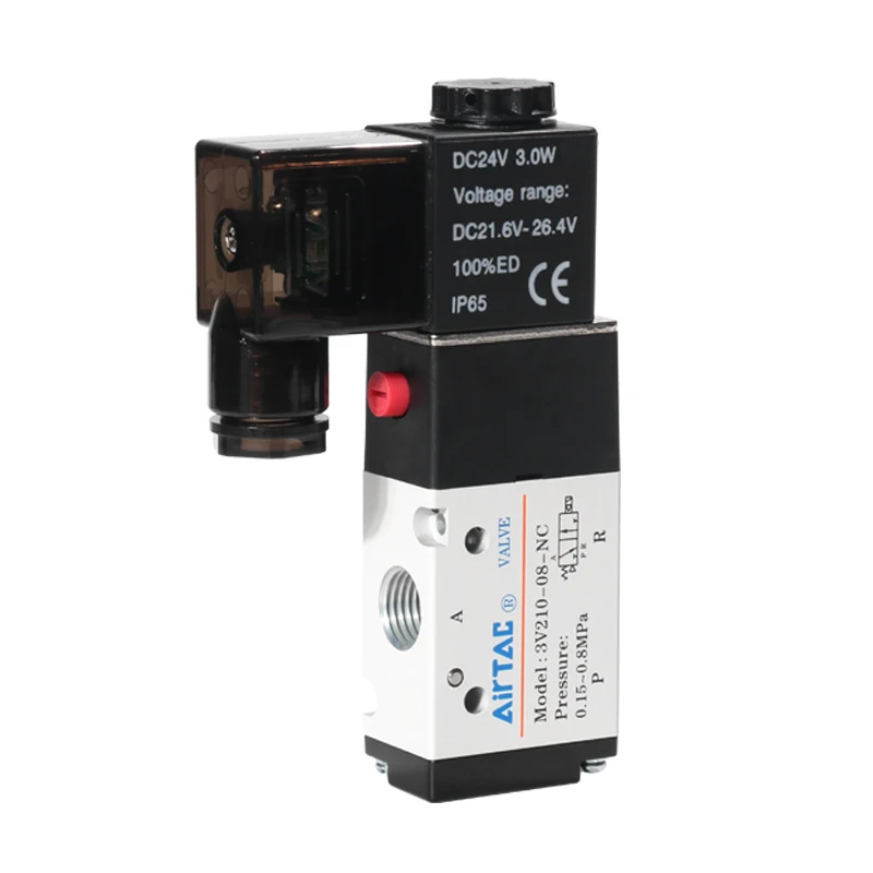 AIRTAC 3V110-06/3V210-08/3V310-10NC  Air valve normally closed  solenoid valve Reversing air valve