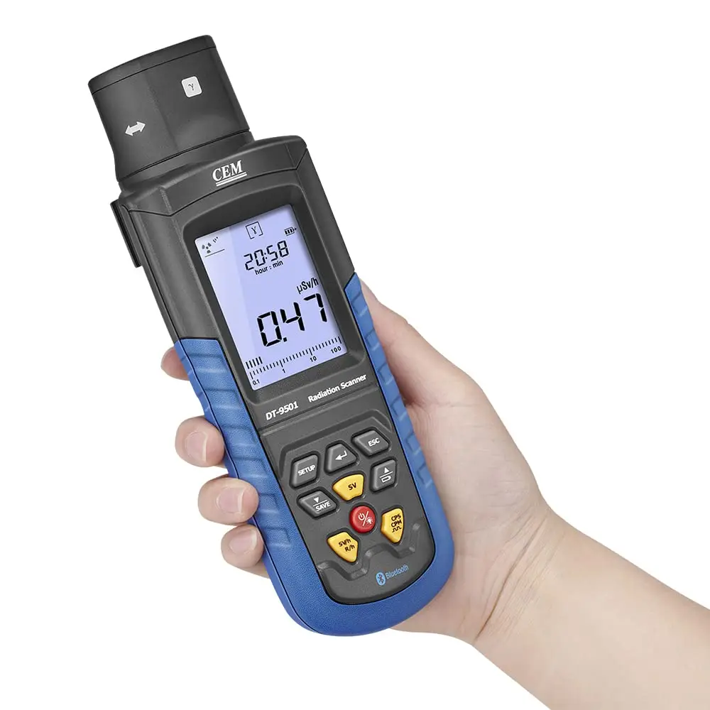 CEM DT-9501 Профессиональный Alpha betaa гамма Ши рентгеновское излучение сканер с регистратора данных