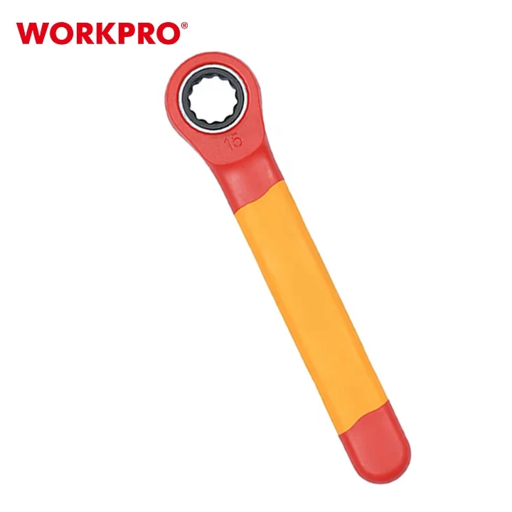 WORKPRO 1000V 72 Teeth Insulated Ratchet Ring Wrench