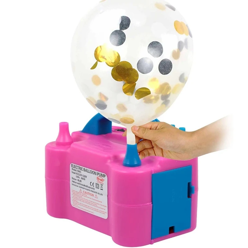 Funfoil Balloon Accessories Portable Electric Balloon Inflator 73005 Fast and Easy Electric Balloon Blower Pump