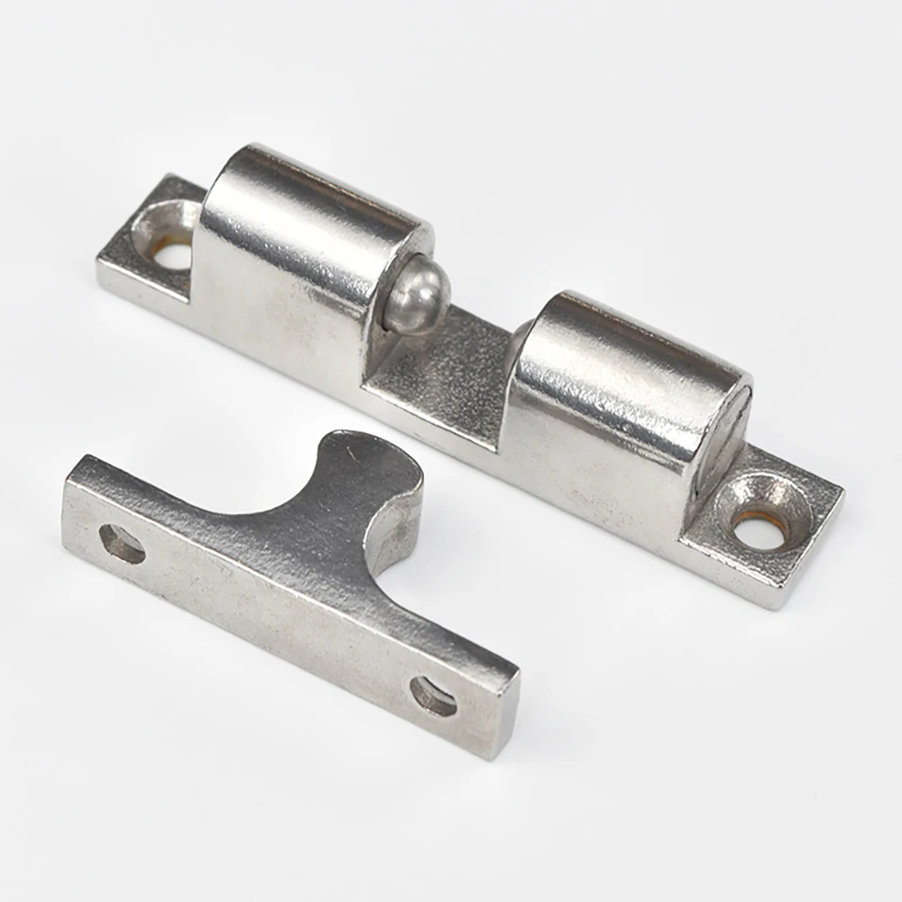 304 Stainless Steel 70mm Length Casting Door Ball Catch For Home
