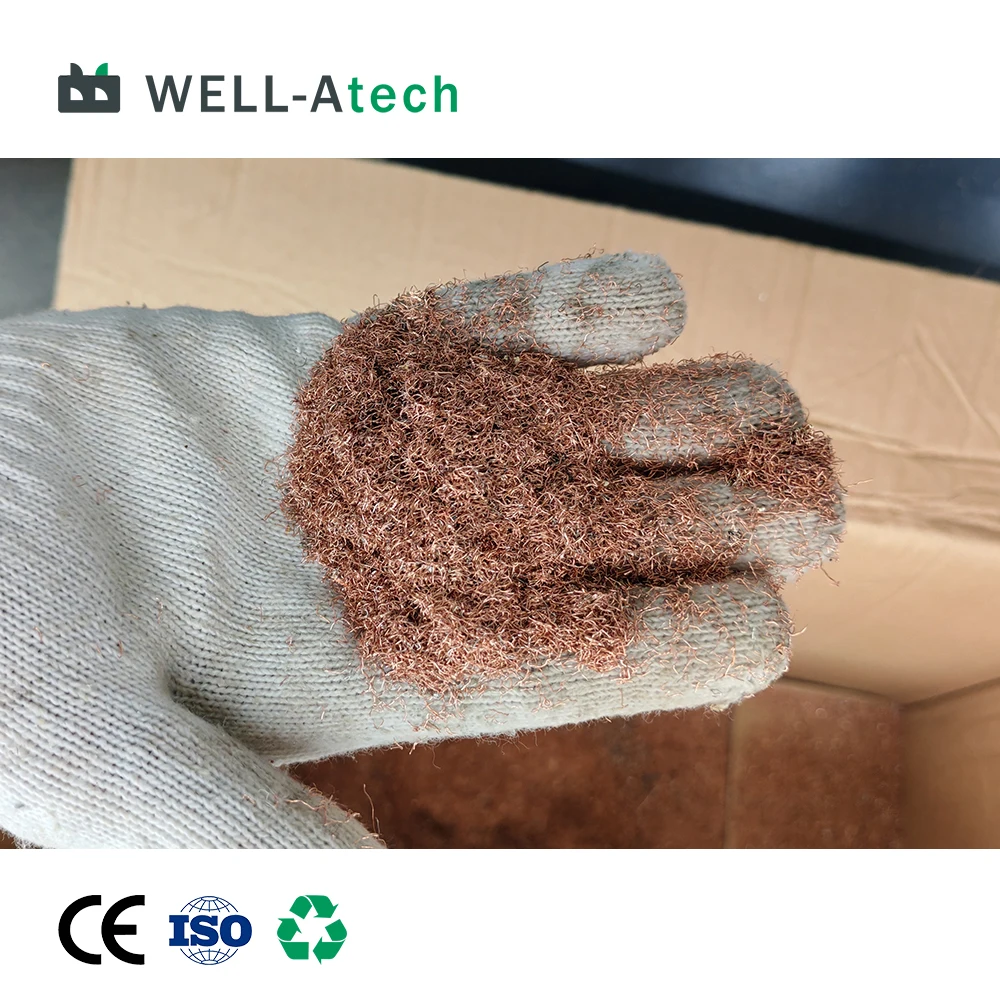 WELL-Atech Factory Price Scrap Copper Wire Granulator Scrap Copper Cable Granulator Recycling Machine