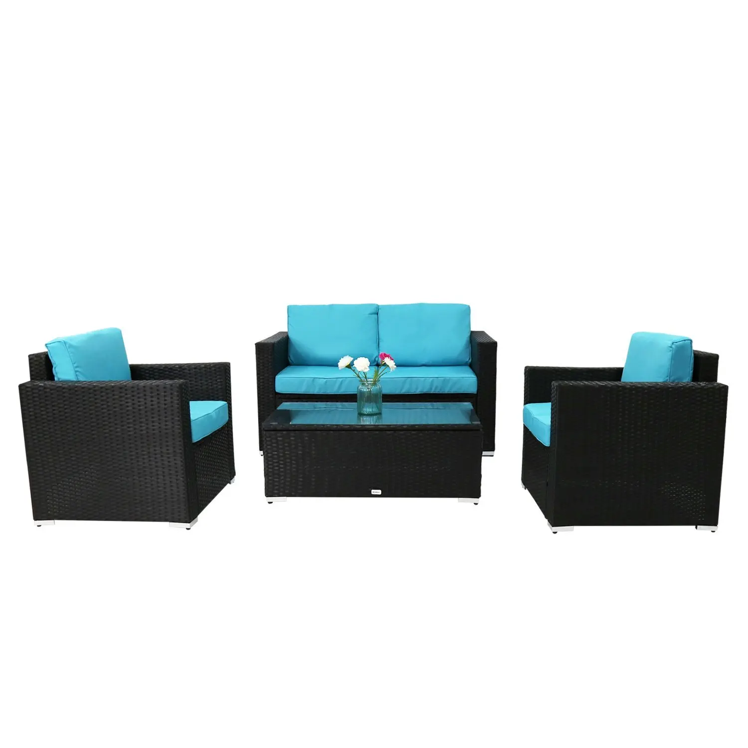 Yinzhou Living Frame Garden Pe Wicker Sectional Furniture Rattan Modular From China Outdoor Aluminium Sofa Set