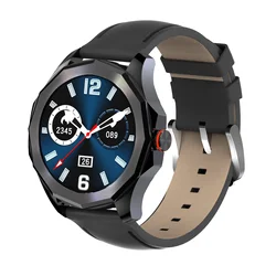 2021 White BT4.0 touch circle Heart Rate Monitor Health Fitness sports dropshipping Android ios call play smart watch