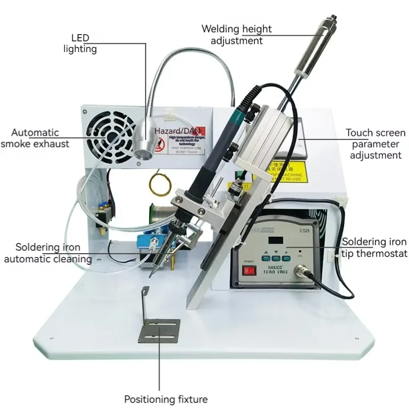 Semi-automatic Welding Machine USB data wire resistance aviation wire welding spot welding machine led Strip Light Making