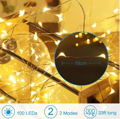 Hot Sale Indoor Decorative Copper Wire Light Festival Decoration String Light