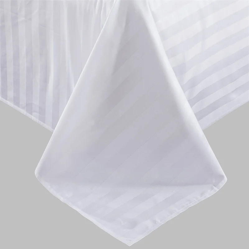 Hotel resort using 3cm satin bedding set flat sheet pillow case set