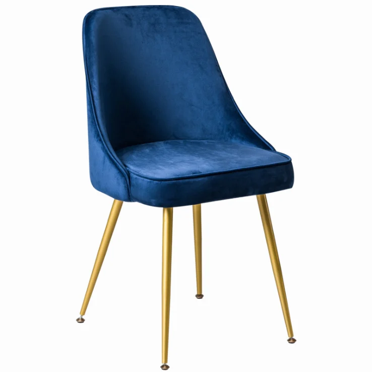 Nordic dining instagram red chair coffee milk tea shop chair makeup nail chair iron furniture home bedroom negotiation