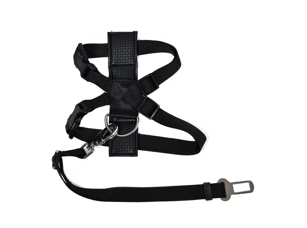 Made4Pets Durable Pet Accessories Adjustable Safety Nylon Leash Car Dog Seat Belt