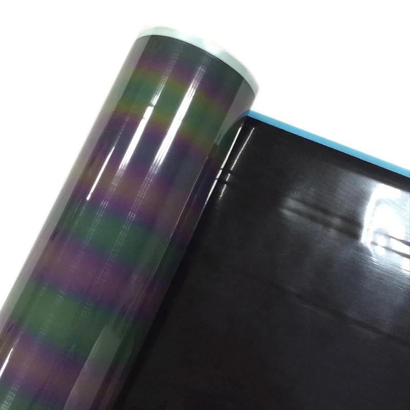YouGuang Direct Factory Rainbow Reflective Heat Transfer Vinyl Rainbow Reflect Tape Reflective Material Roll for Fashion Jacket