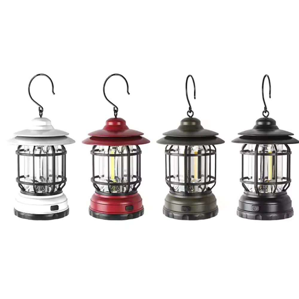 In-stock Promotion Price LED Camping Lantern Portable Outdoor Lights Garden Yard Lamp