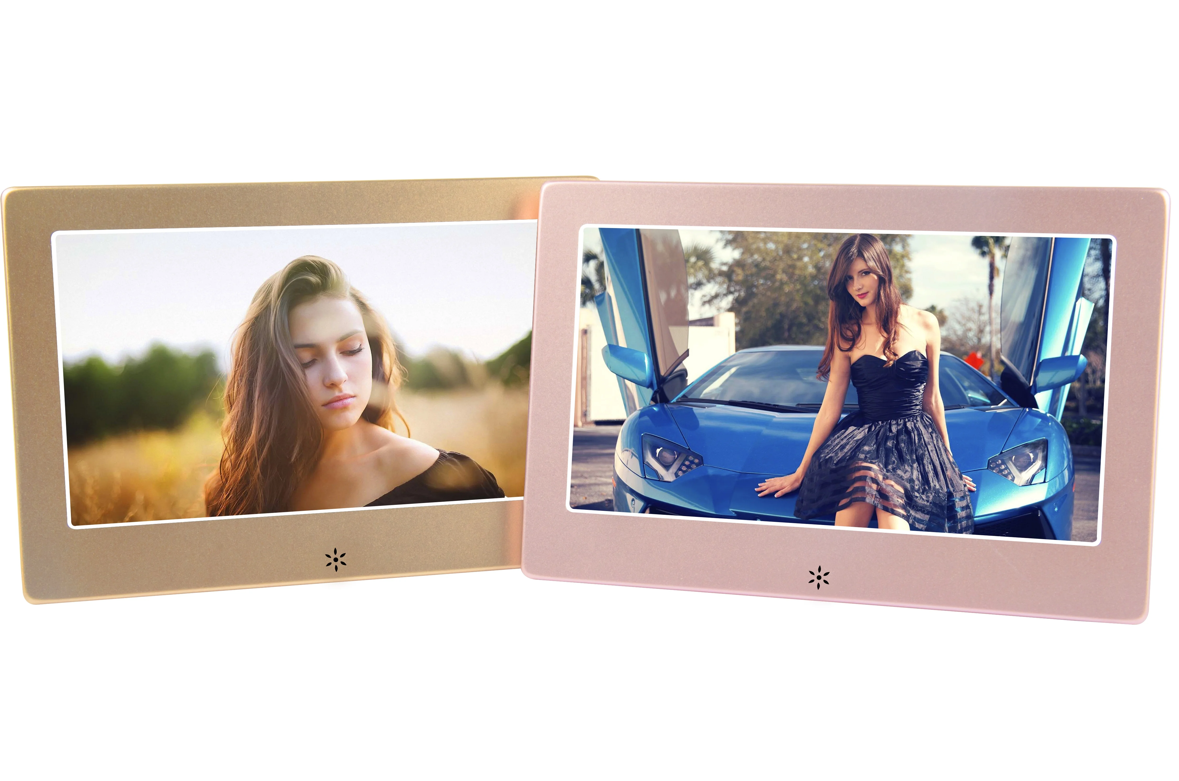 Лидер продаж, металлическая дешевая тонкая электронная цифровая рамка для фото-и видеосъемки с ЖК-дисплеем 7, 8, 10 дюймов, оптом