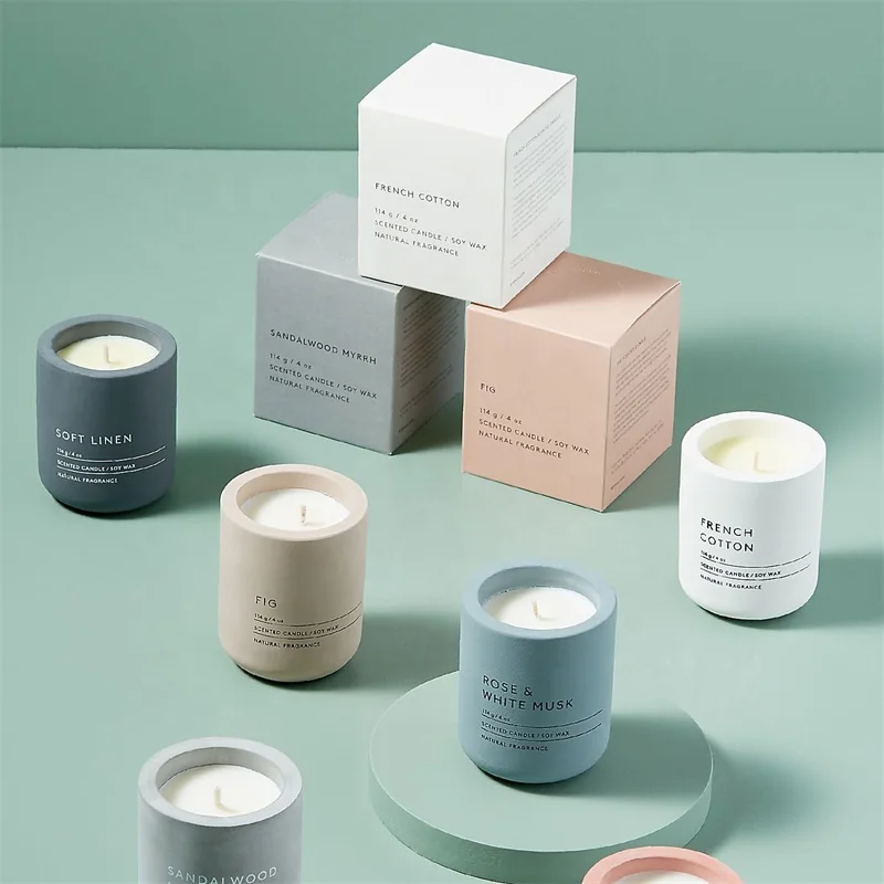wholesale Healing Gem Dried soy wax candles Flower Aroma Scented Perfumed spiritual Candle