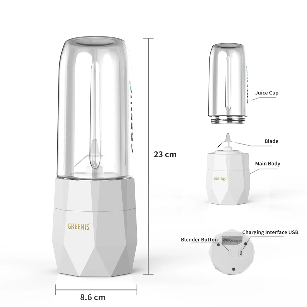  Новый высокопроизводительный портативный блендер Furit maker с
