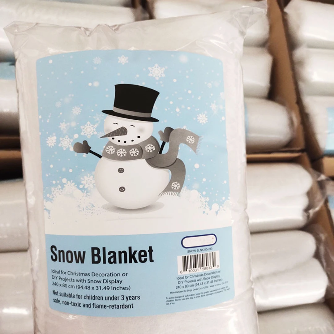 Christmas Snow Roll Artificial Snow Blankets for Christmas Decorations