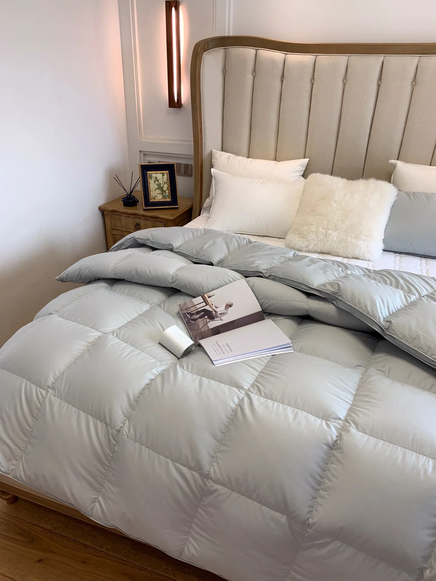 Duvet,Hotel Quilt,Five-star hotel 95 white goose down quilt core high-end 100 cotton warm down quilt spring and autumn quilt