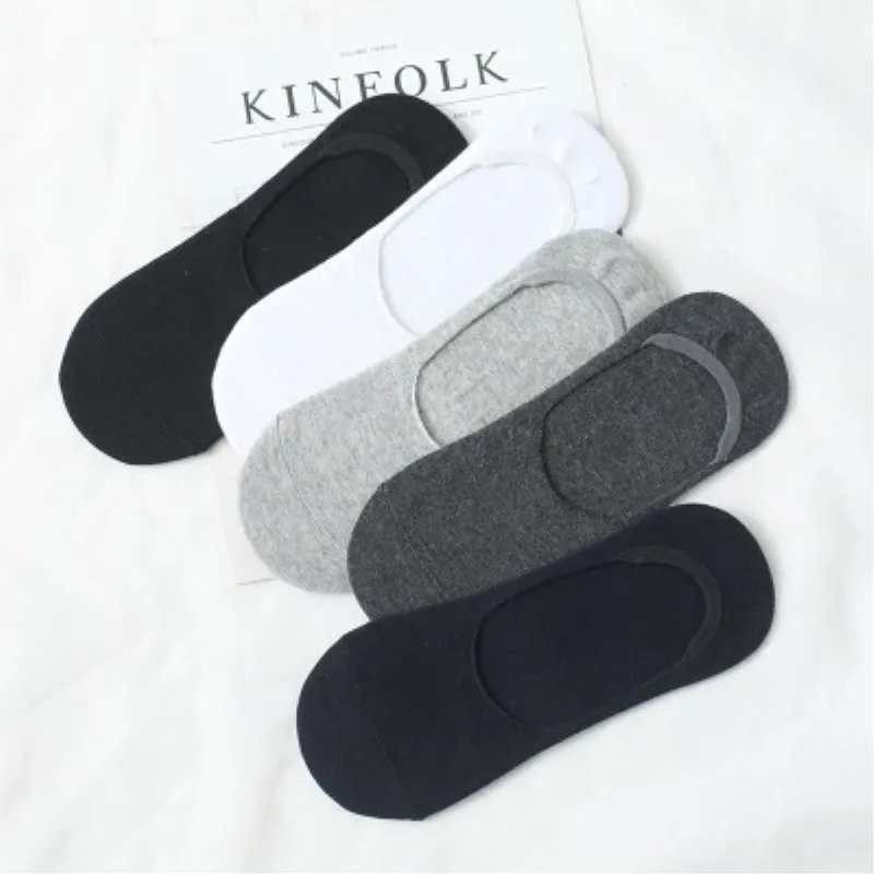 mens Cotton no show socks invisible Hidden Cotton Liner Socks