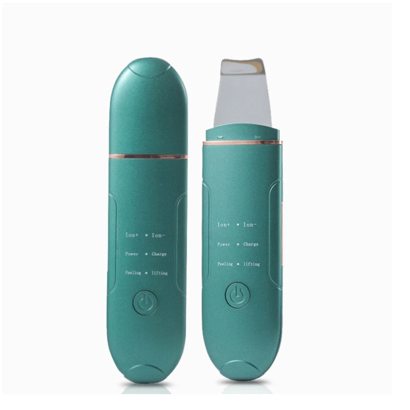 Portable Electric Facial Peeling Machine Professional Sonic Face Cleaning Spatula Ultrasonic Skin Scrubber