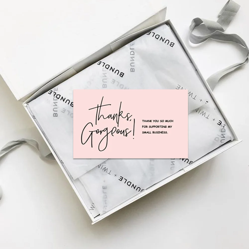 High quality new design birthday greetings gift thank you cards