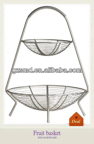 Factory Price Black Round Metal Wire Basket