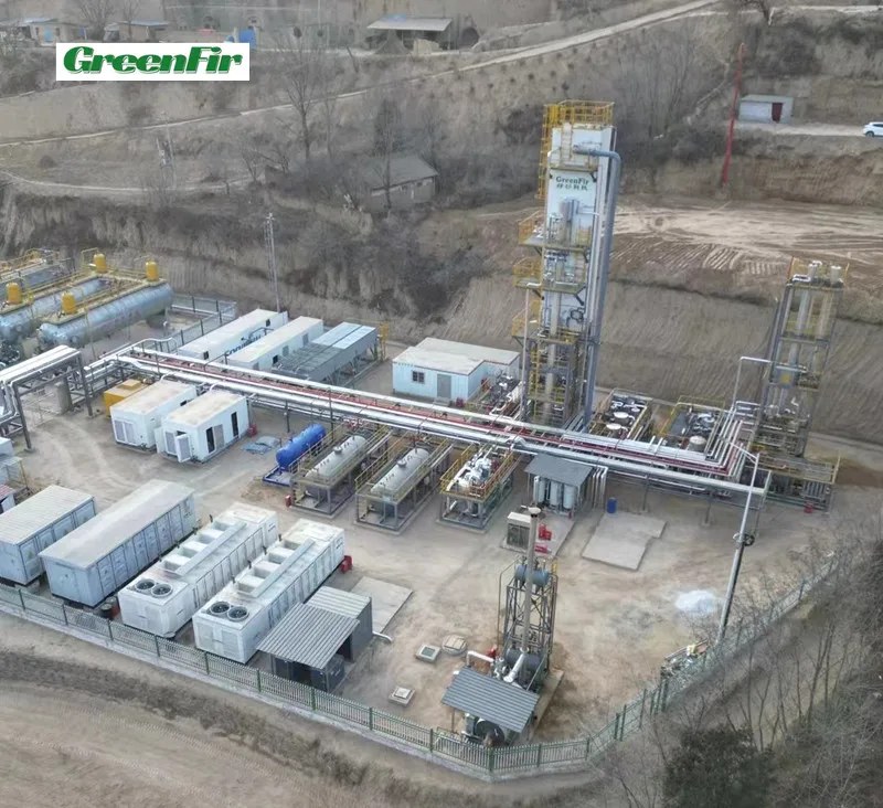 GreenFir BOG LNG LPG NGL Technology Helium Separation Plant with He Gas Liquefier