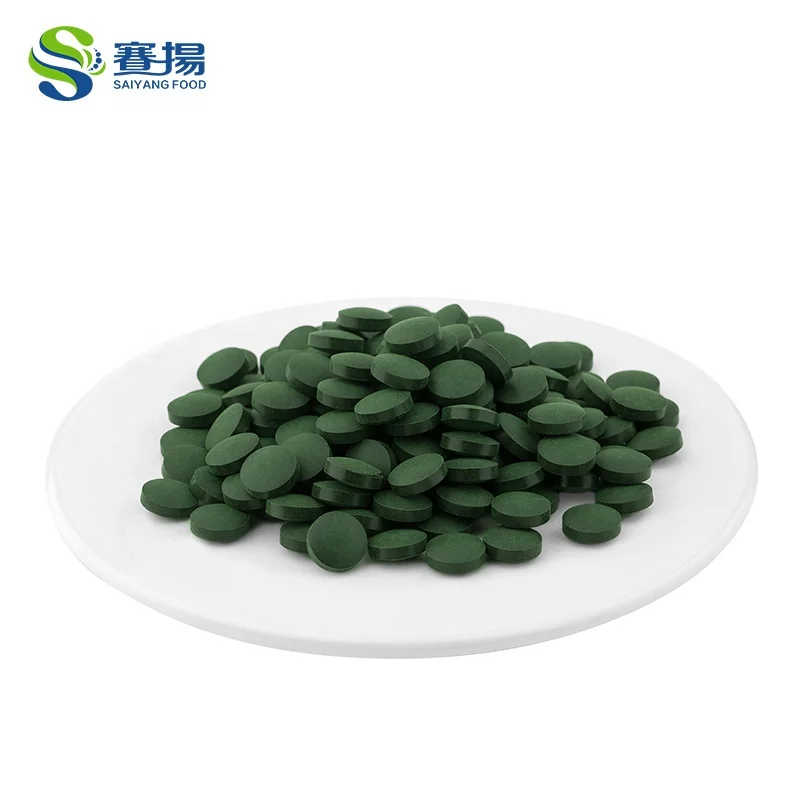 500 mg 250mg Conventional Food Grdae Chewable Luoxuanzaopian Spirulina Tablets