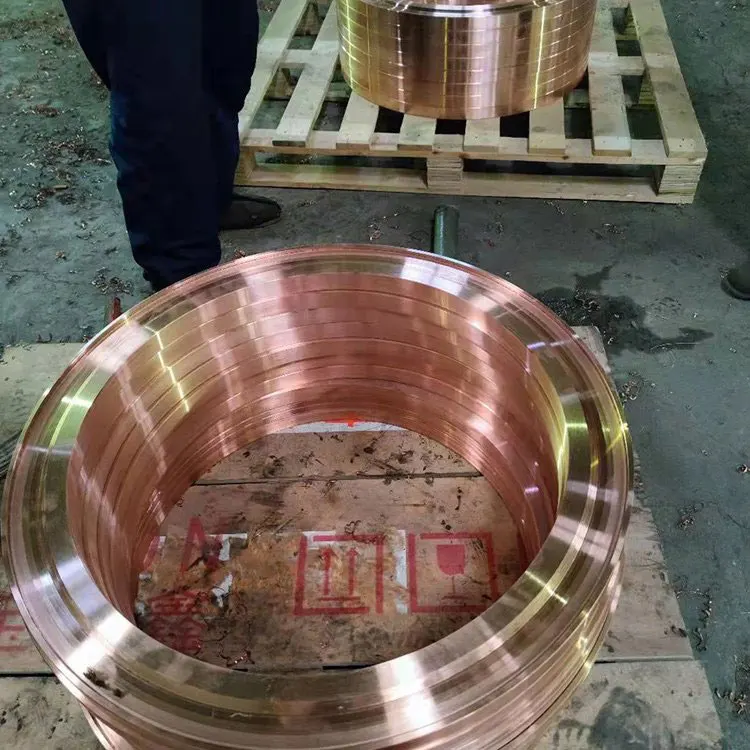 Red Punched Ring Washer Metal Round Copper Gasket