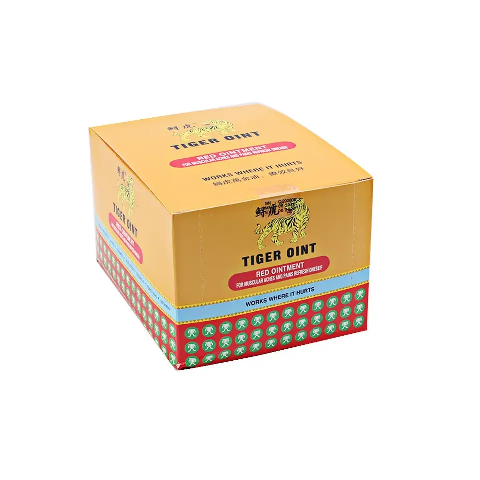 Hot selling Tiger Pain relief balm red ointment 30g ultra strength oil cooling pain relief tiger ointment