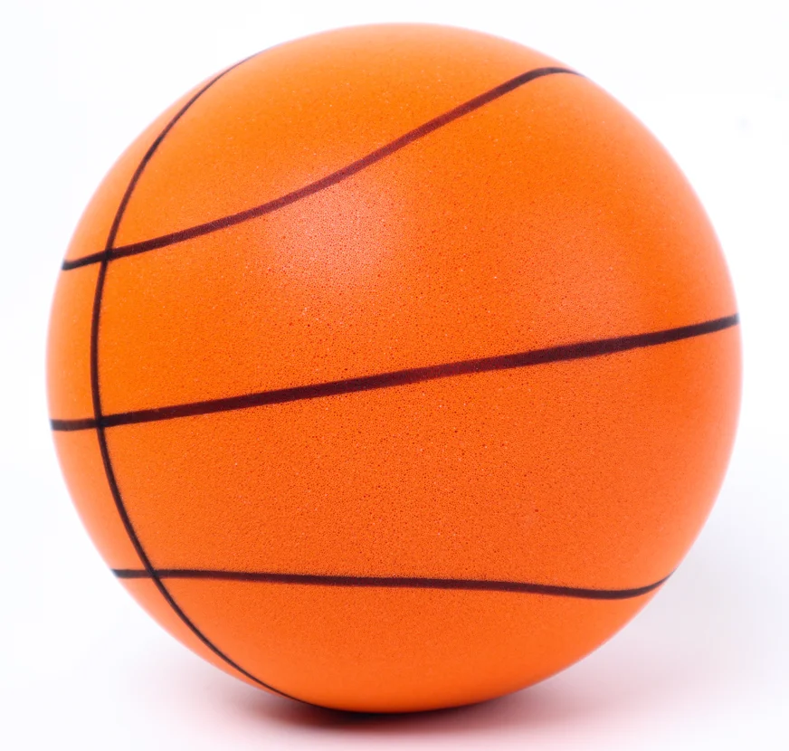 24cm 9.5inches Silent Basketball - No Noise Basketball for Indoor & Outdoor Training, Foam & Soft Basketball