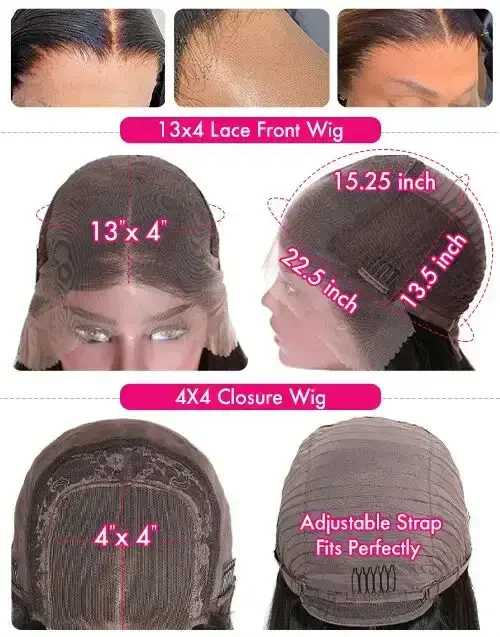 Cheap Middle Part Straight Short Bob Cut 180%Density 13X4HD Full Lace Frontal Human Hair Wig Deal Prepluck Double Drawn Glueless