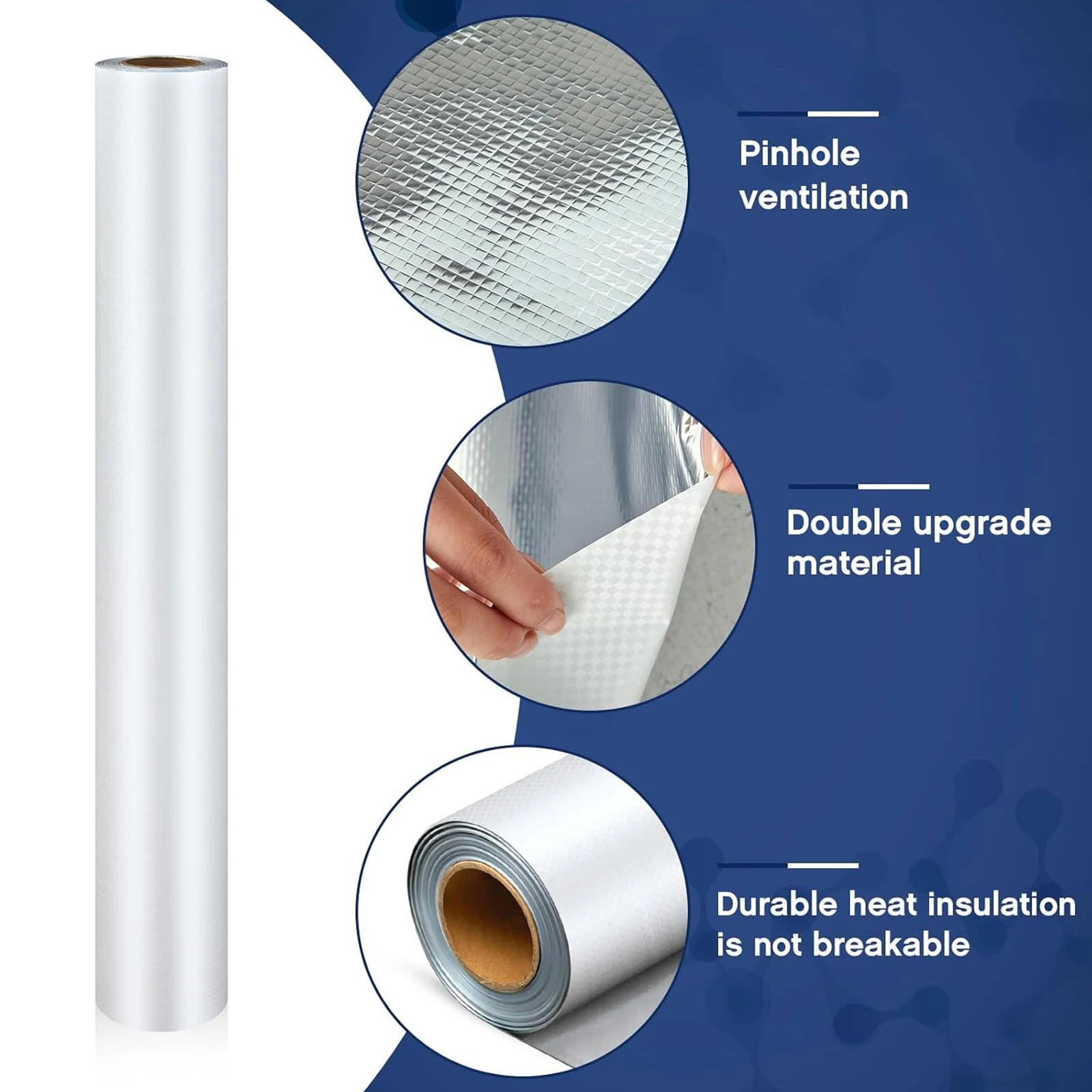 Waterproof Radiant Barrier Aluminium Reflective Foil Insulation For Roof Insulation