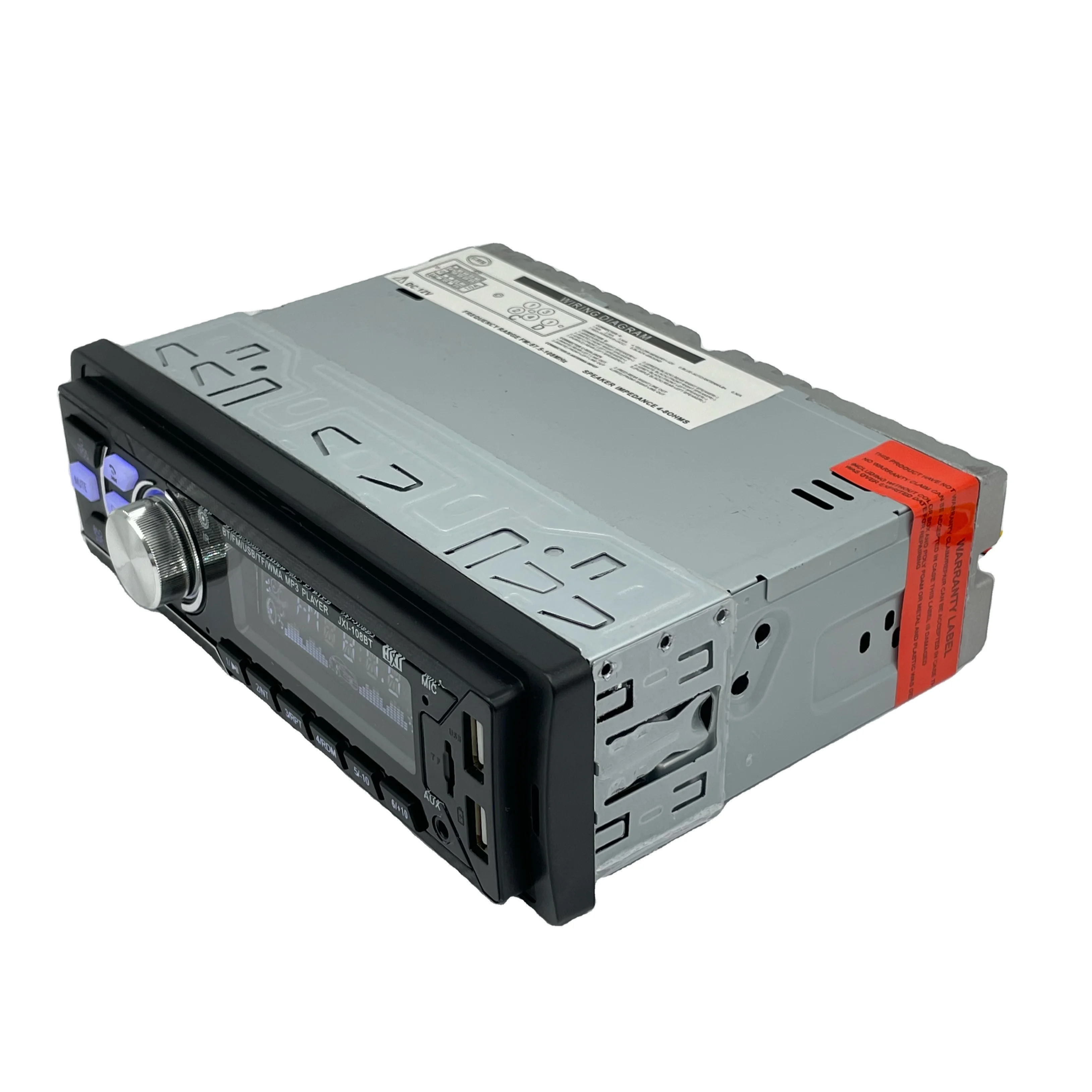2022 New Private Tooling Stereo Car Mp3 Player Usb With Double Bt/usb Fm Aux In Colourful Lights Car Radio Player