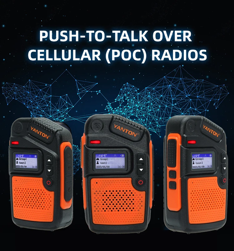 Dual SIM 4G POC RadioTalkie PTT Walkie Mobile Phone