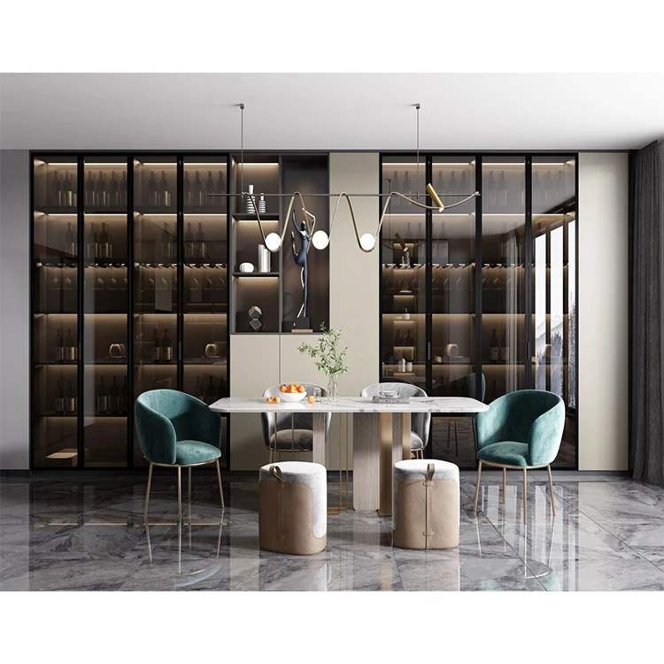 Custom made showcase cabinets furniture modern designs display storage wooden cabinet for living room