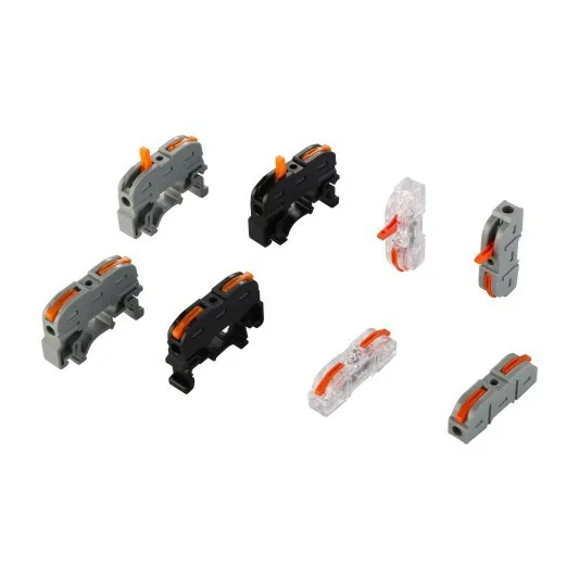 Quick connecting style 222-413 Spring splice Terminal 2 3 4 5 ways Electric Cable Lever Wire terminal block Connectors