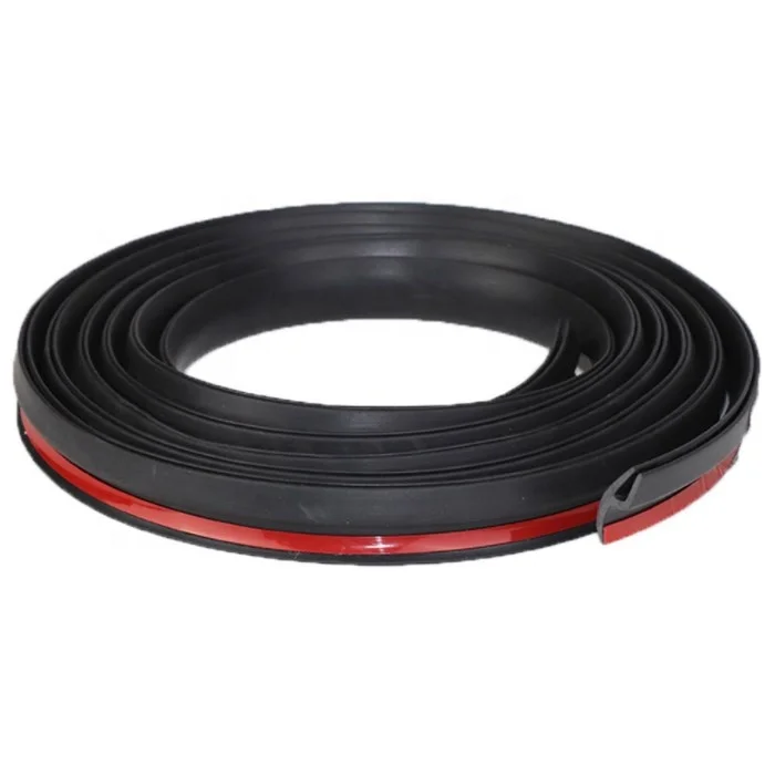 1.7m Universal Black Car Front Windshield Panel Decorative Trim Sealing Protective Strip Car Rubber Seal Strip