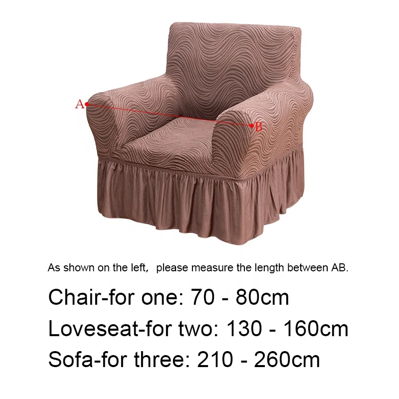 New jacquard design sofa cover 1 2 3 seater elastic covers for sofa couch cover set